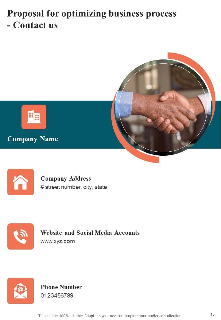 Proposal For Optimizing Business Process Example Document Report Doc Pdf Ppt