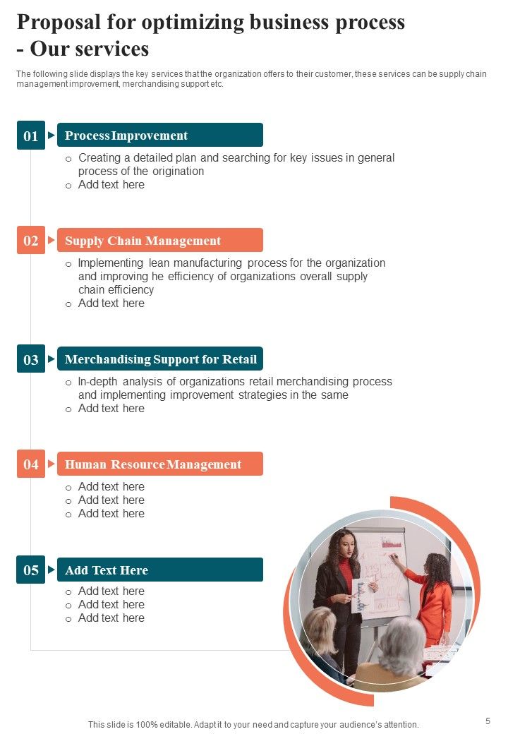 Proposal For Optimizing Business Process Example Document Report Doc Pdf Ppt