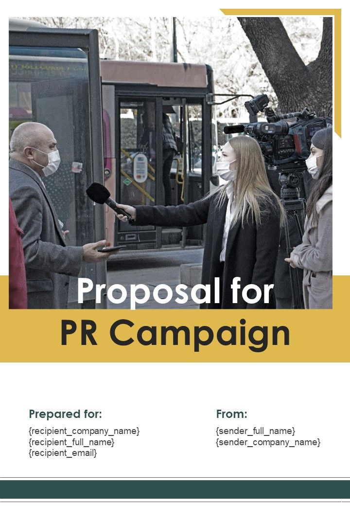 Proposal For PR Campaign Example Document Report Doc Pdf Ppt Slide01