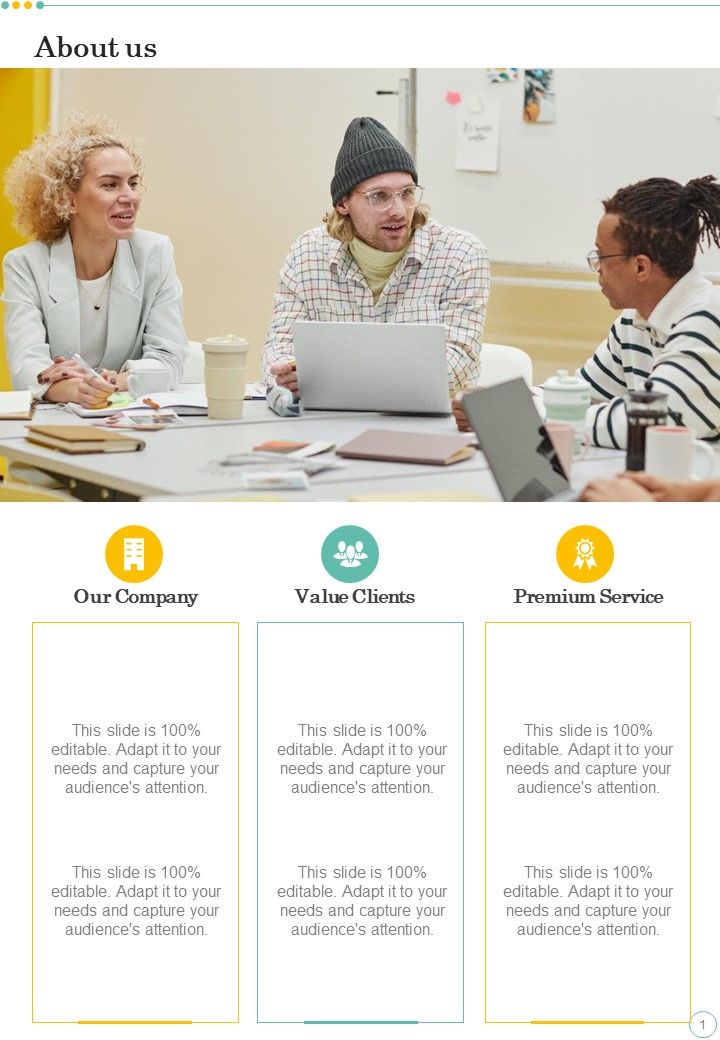 Proposal For Preparing JD About Us One Pager Sample Example Document Slide01