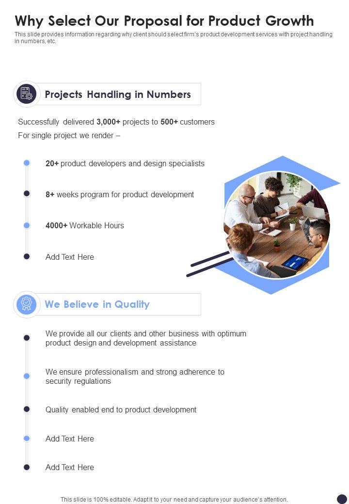Proposal For Product Growth Example Document Report Doc Pdf Ppt