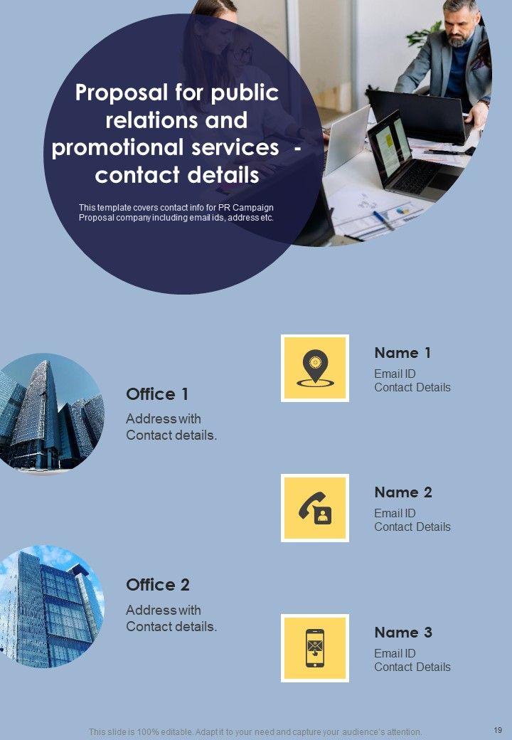 Proposal For Public Relations And Promotional Services Example Document Report Doc Pdf Ppt