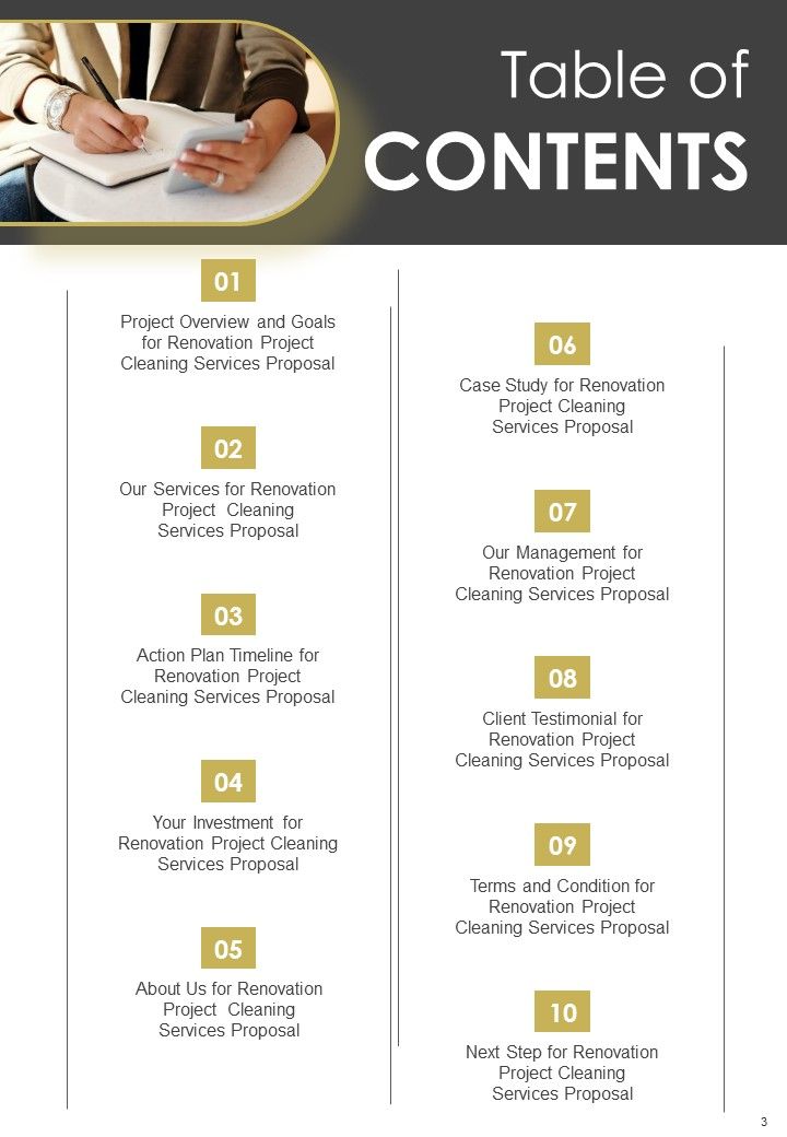 Proposal For Refurbishment Cleanup Example Document Report Doc Pdf Ppt