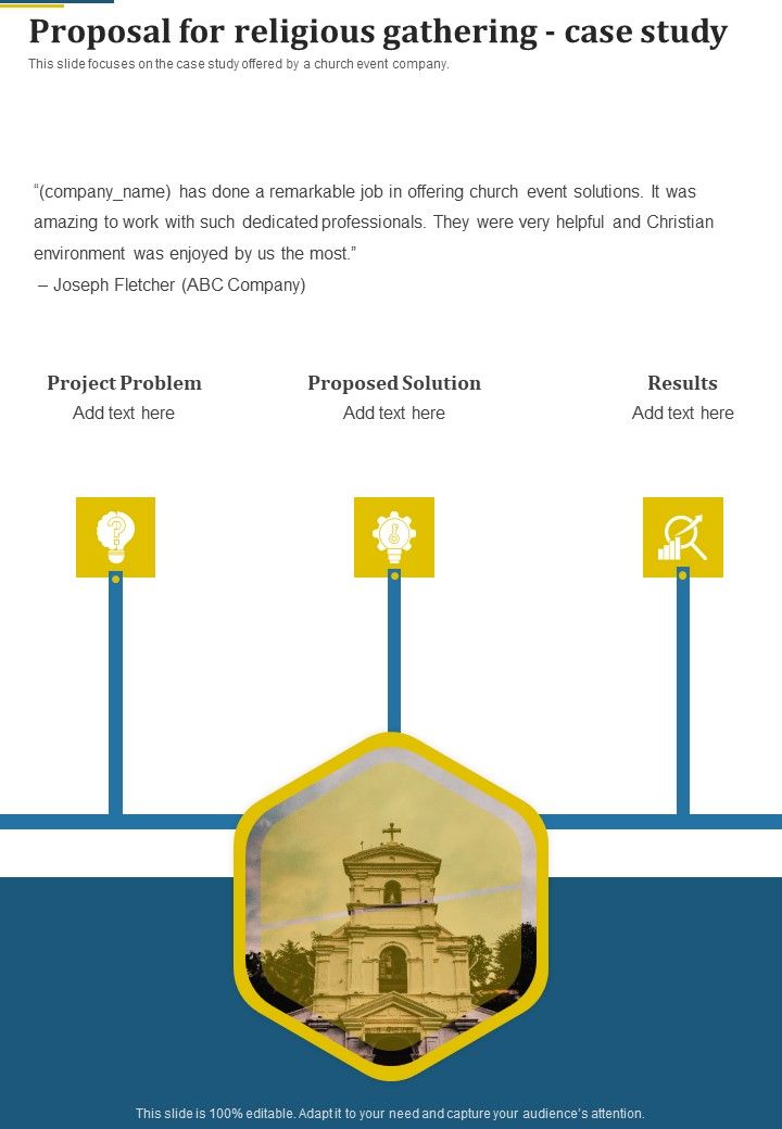 Proposal For Religious Gathering Example Document Report Doc Pdf Ppt