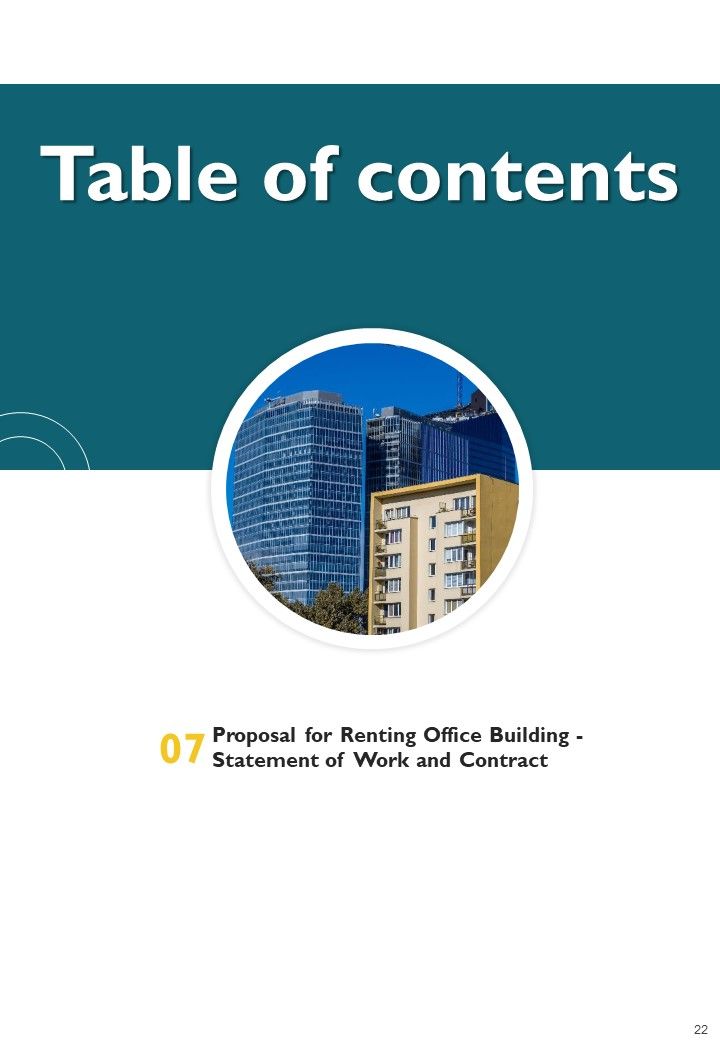 Proposal For Renting Office Building Example Document Report Doc Pdf Ppt