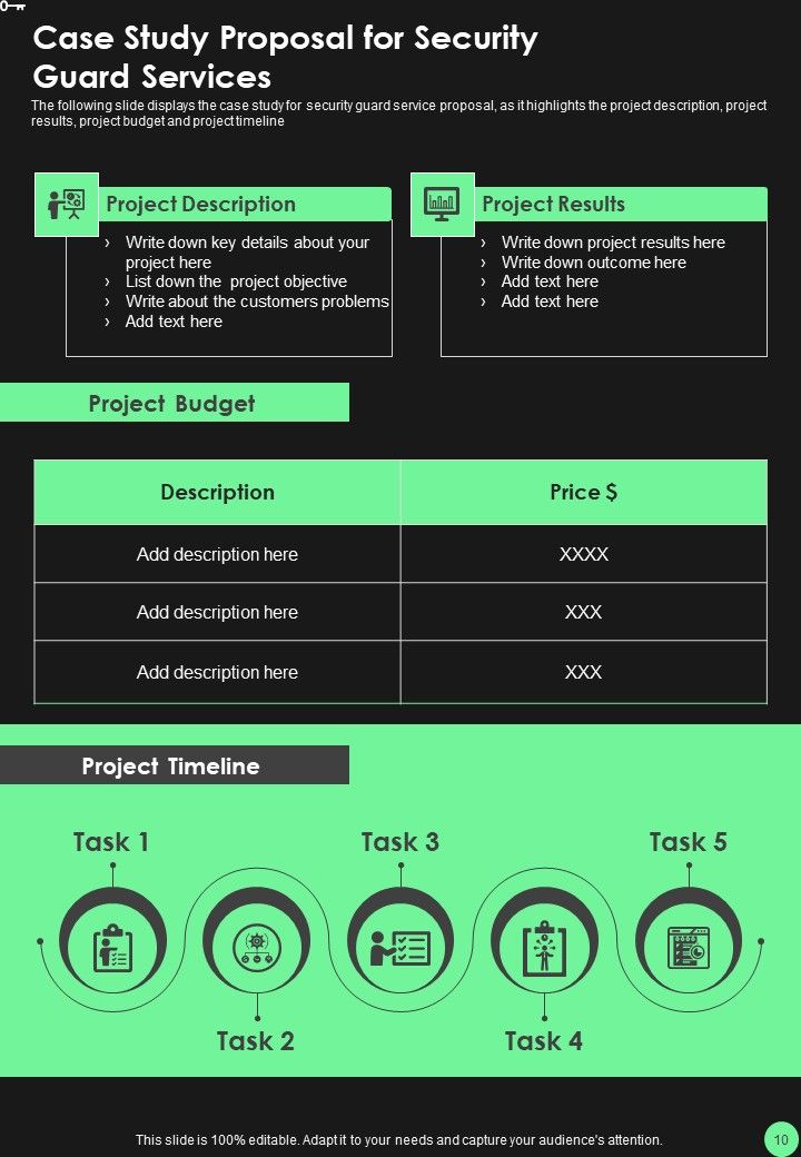 Proposal For Security Guard Services Example Document Report Doc Pdf Ppt
