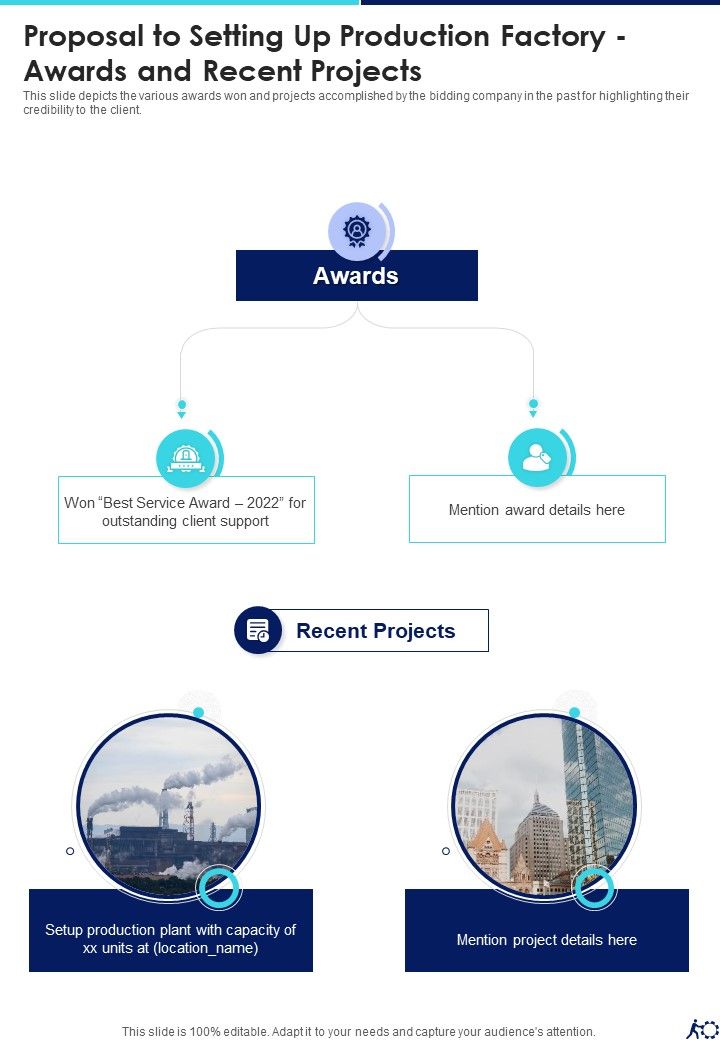 Proposal For Setting Up Production Factory Example Document Report Doc Pdf Ppt