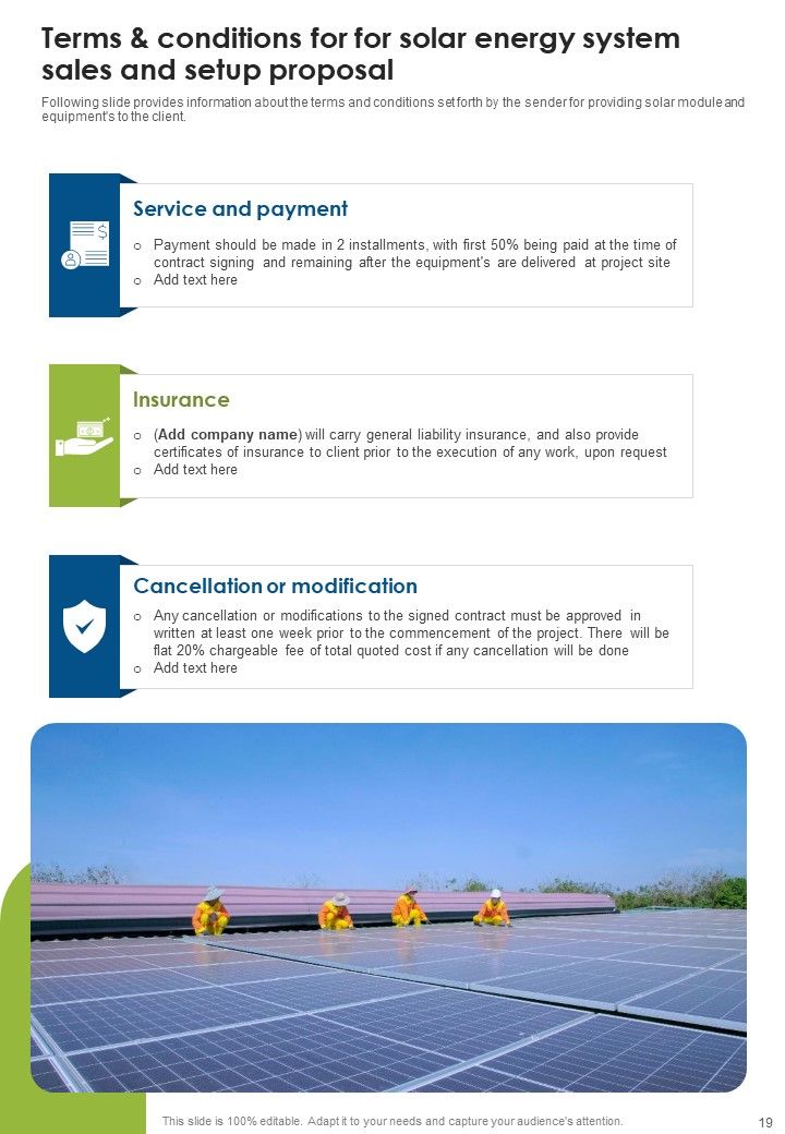 Proposal For Solar Energy System Sales And Setup Example Document Report Doc Pdf Ppt