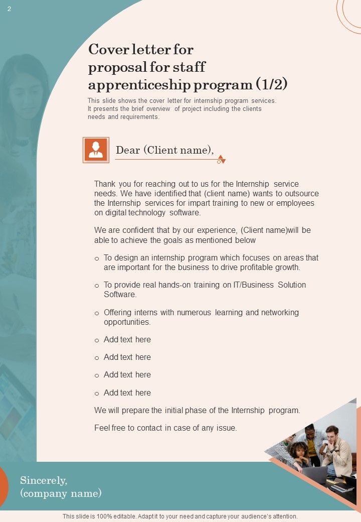 Proposal For Staff Apprenticeship Program Example Document Report Doc Pdf Ppt