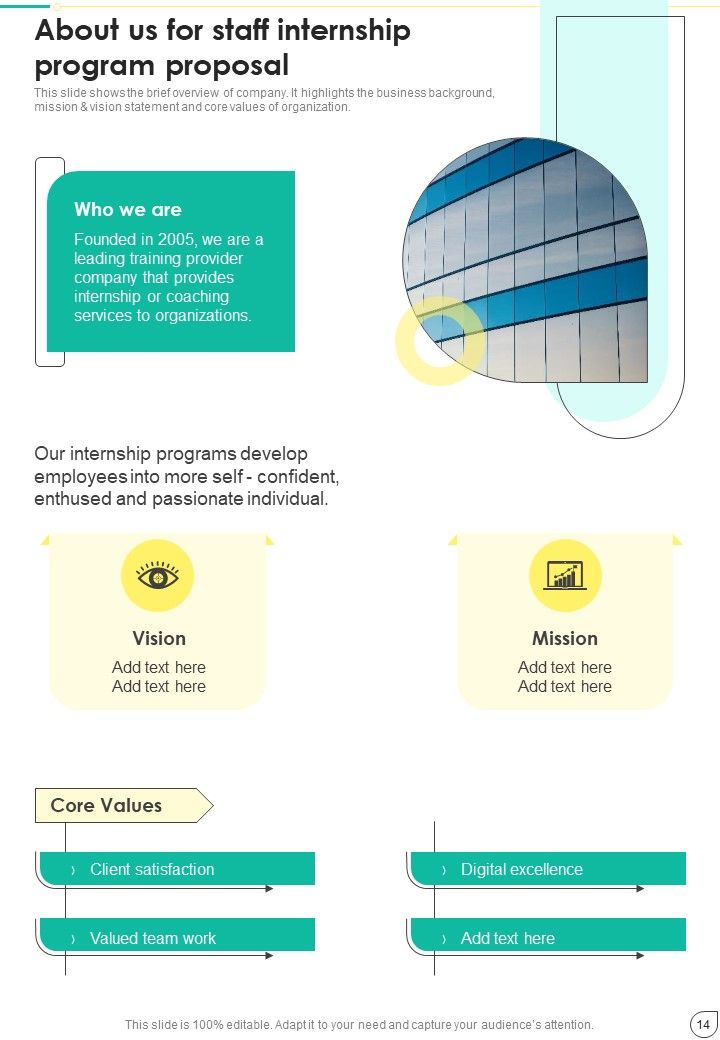 Proposal For Staff Internship Program Example Document Report Doc Pdf Ppt