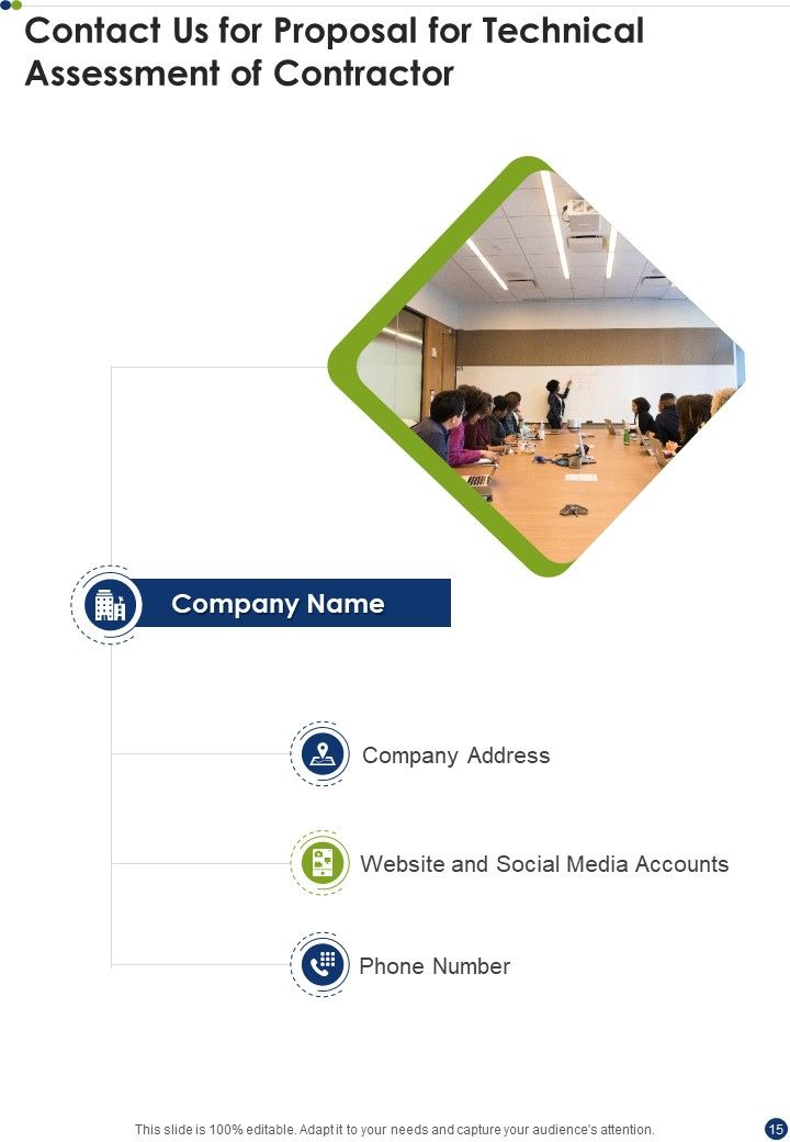 Proposal For Technical Assessment Of Contractor Example Document Report Doc Pdf Ppt
