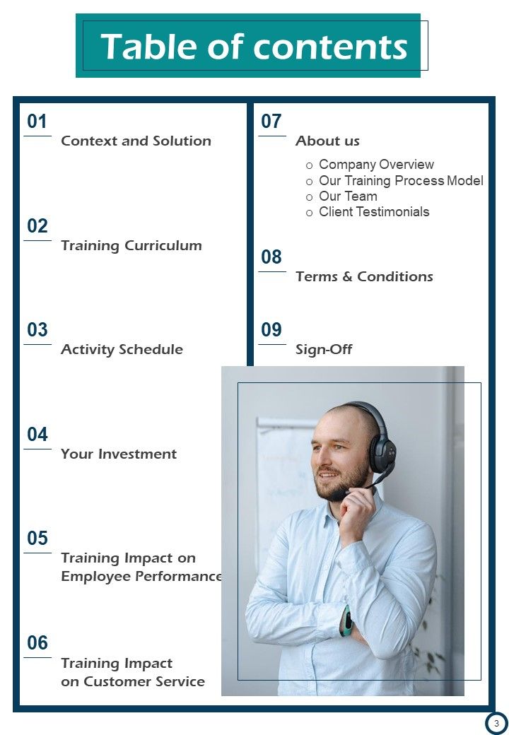 Proposal For Training Customer Service Agent Example Document Report Doc Pdf Ppt