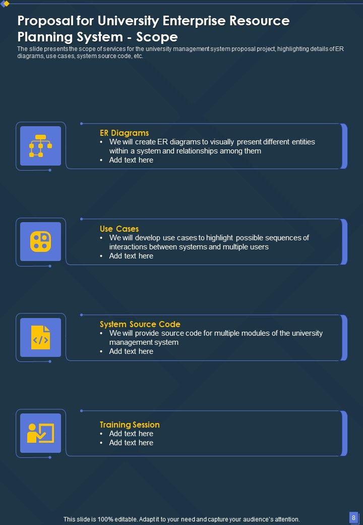 Proposal For University Enterprise Resource Planning System Example Document Report Doc Pdf Ppt