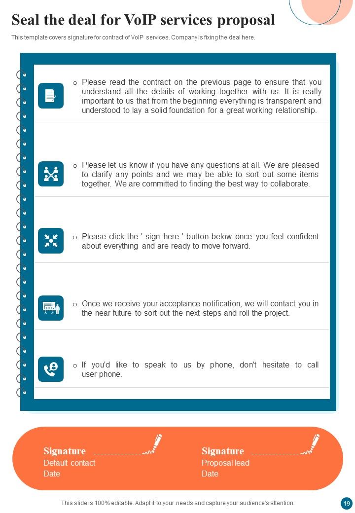 Proposal For Voice Over Internet Protocol Infrastructure And Services Example Document Report Doc Pdf Ppt