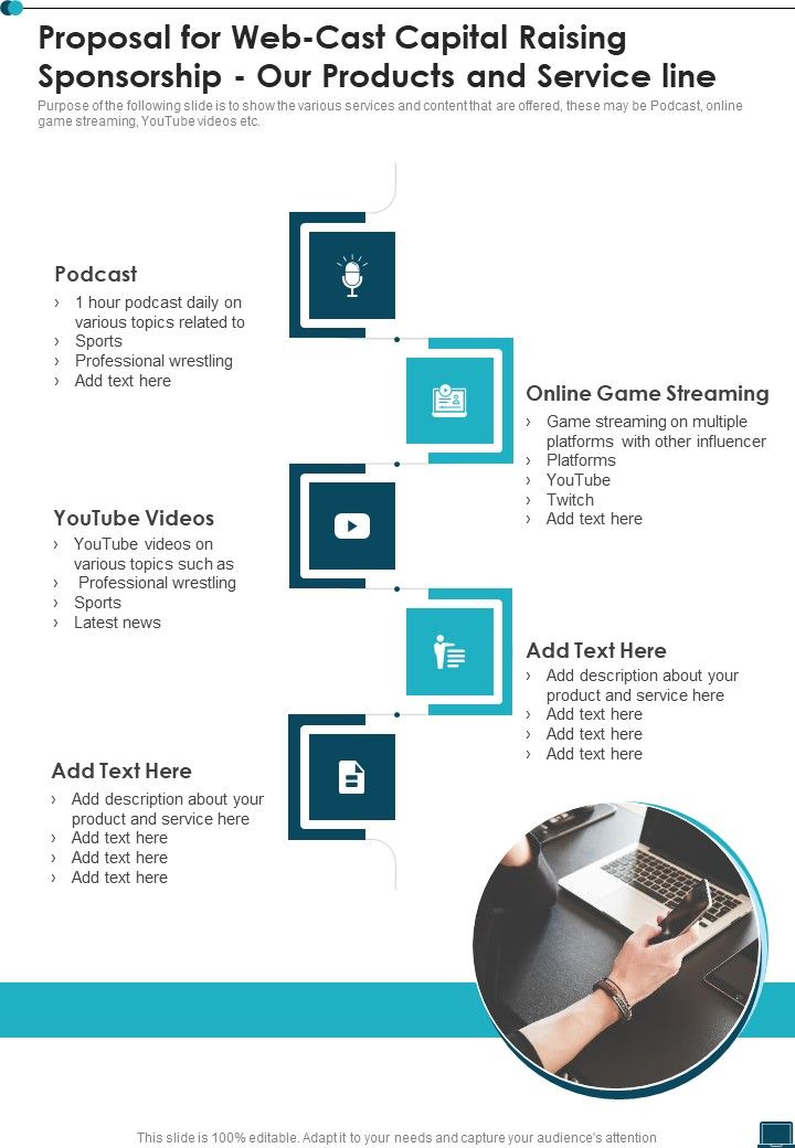 Proposal_For_Web_Cast_Capital_Raising_Sponsorship_Our_Products_Service_One_Pager_Sample_Example_Document_Slide_1.jpg