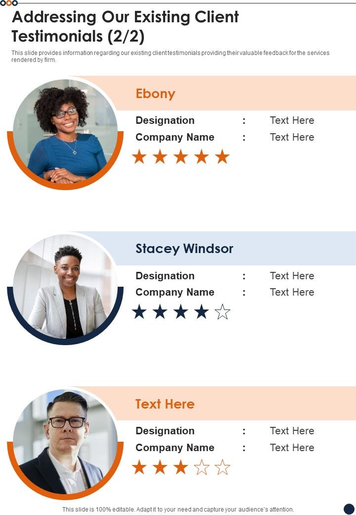 Proposal For Workforce Benefits Addressing Our Existing Client Testimonials One Pager Sample Example Document