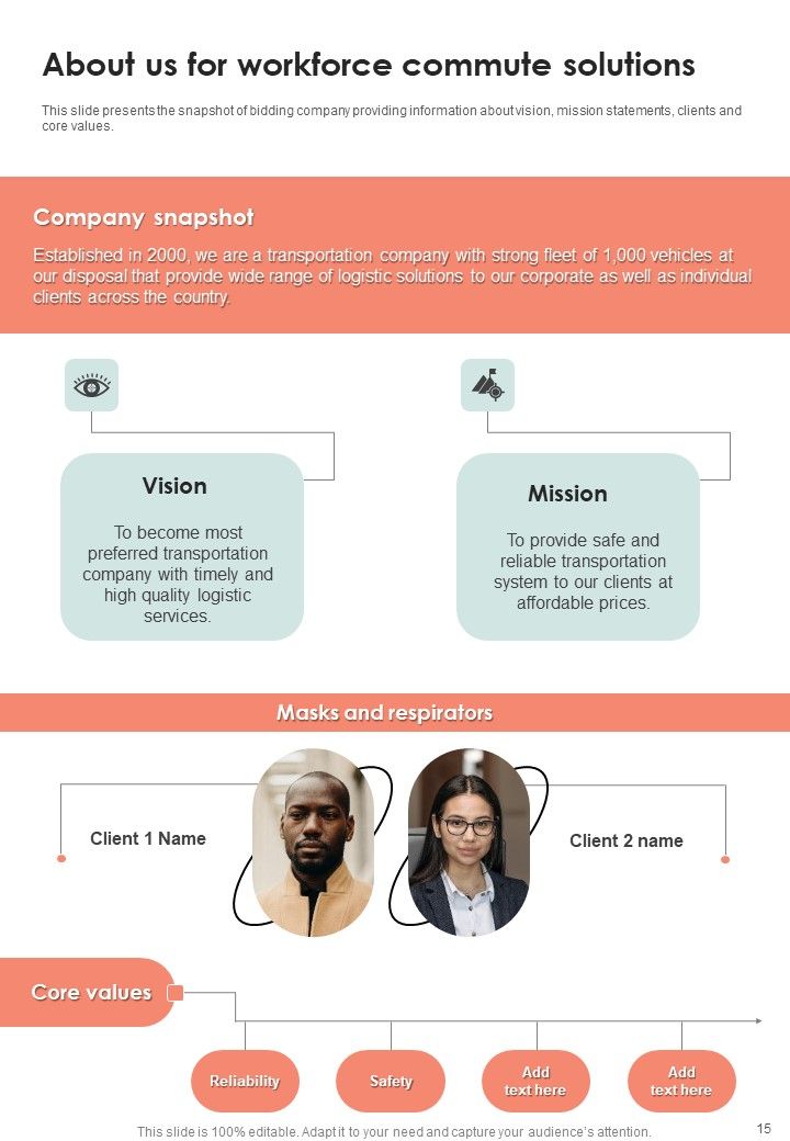 Proposal For Workforce Commute Solutions Example Document Report Doc Pdf Ppt
