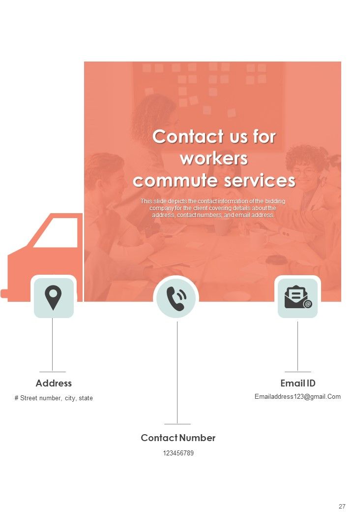 Proposal For Workforce Commute Solutions Example Document Report Doc Pdf Ppt