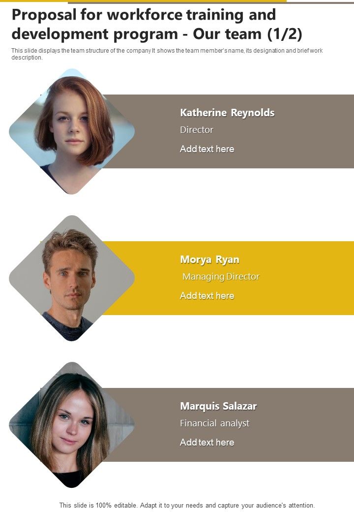 Proposal_For_Workforce_Training_And_Development_Program_Our_Team_One_Pager_Sample_Example_Document_Slide_1.jpg