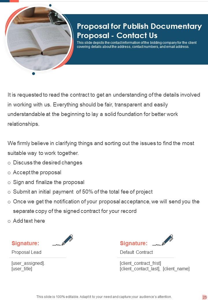 Proposal To Publish Documentary Example Document Report Doc Pdf Ppt