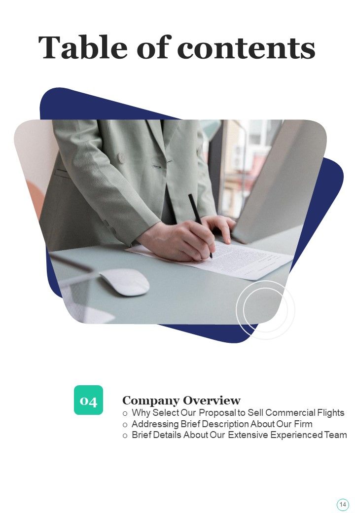 Proposal To Sell Commercial Flights Example Document Report Doc Pdf Ppt