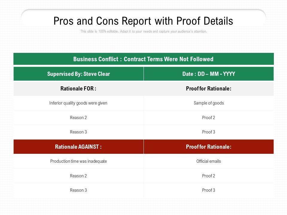 Pros_And_Cons_Report_With_Proof_Details_Ppt_PowerPoint_Presentation_File_Slides_PDF_Slide_1.jpg