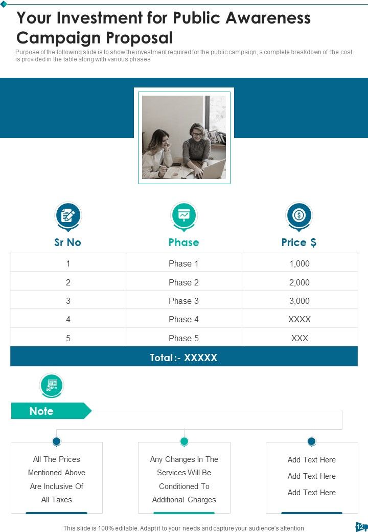 Public Awareness Campaign Proposal Example Document Report Doc Pdf Ppt
