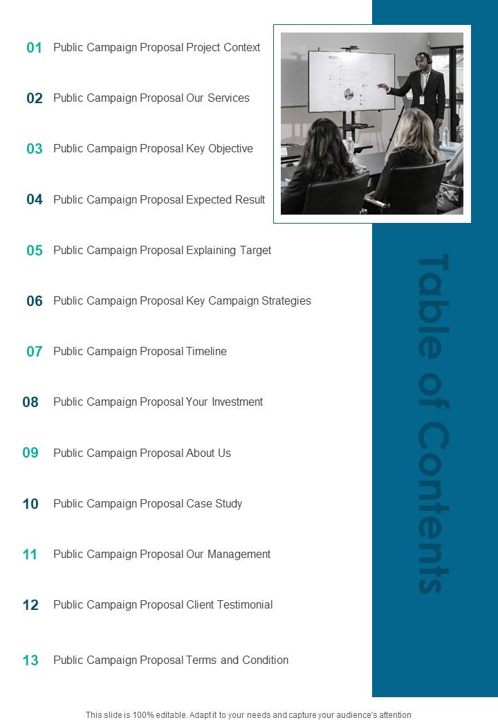Public Awareness Campaign Proposal Example Document Report Doc Pdf Ppt