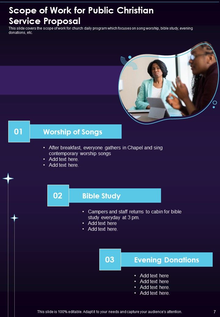 Public Christian Service Proposal Example Document Report Doc Pdf Ppt