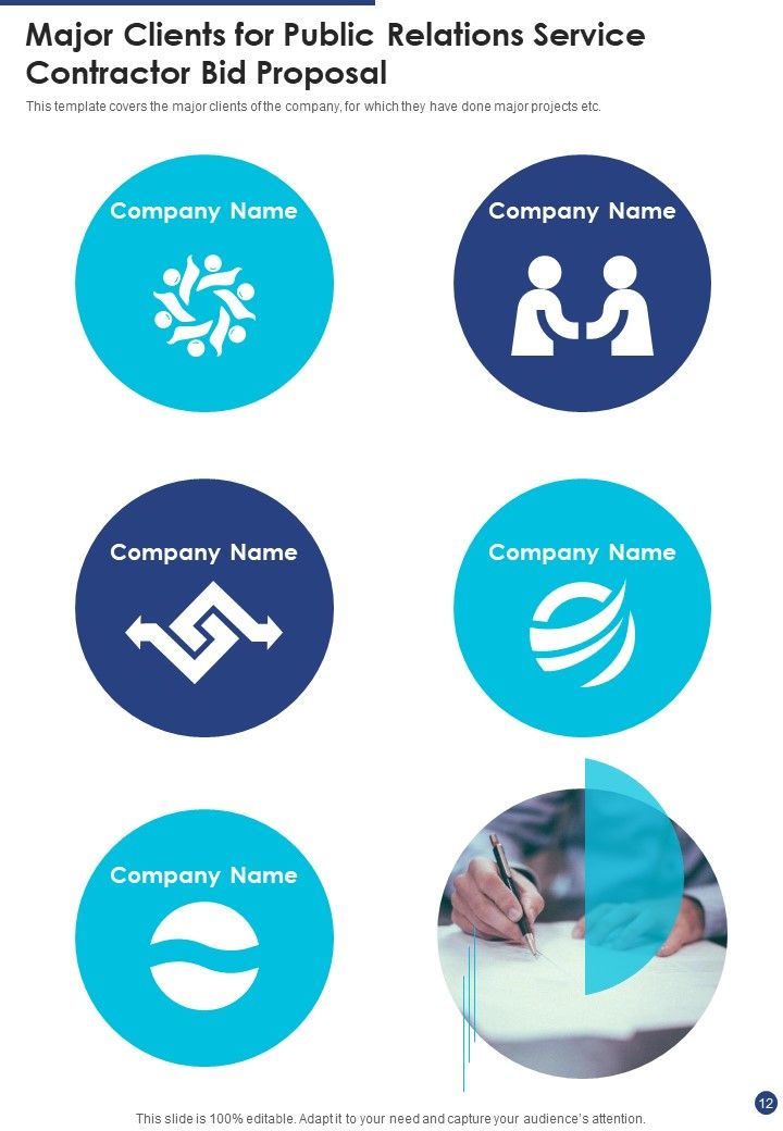 Public Relations Service Contractor Bid Proposal Example Document Report Doc Pdf Ppt
