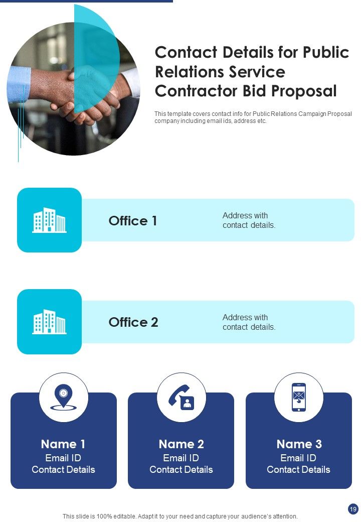Public Relations Service Contractor Bid Proposal Example Document Report Doc Pdf Ppt