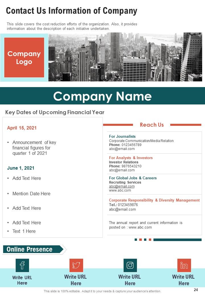 Publisher Annual Summary One Pager Documents