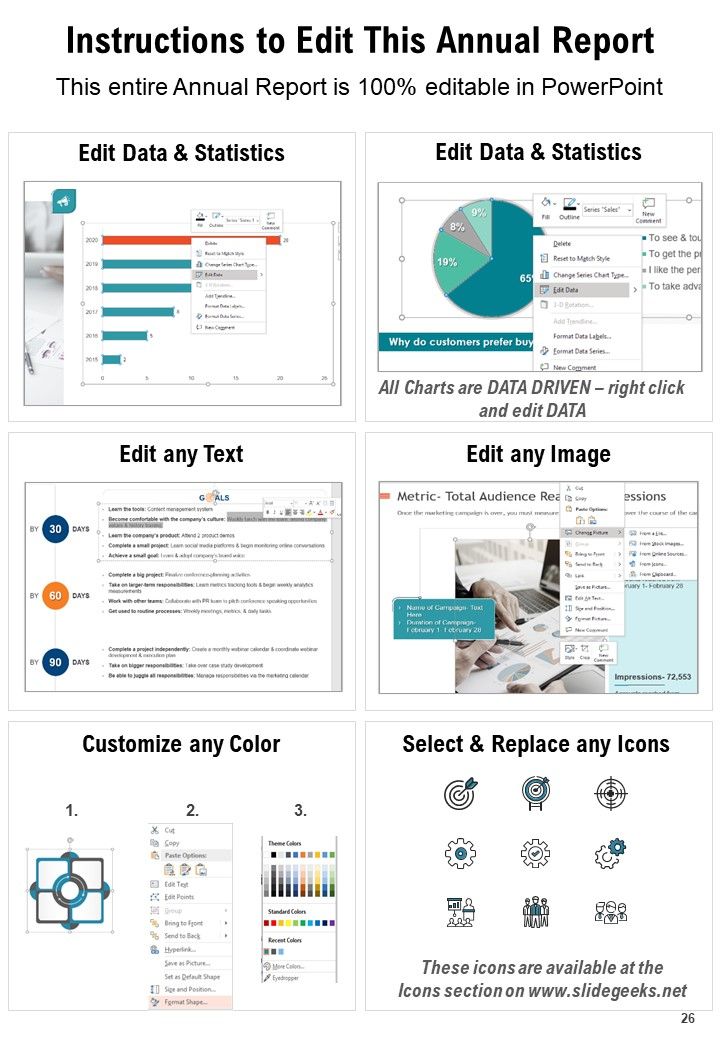 Publisher Annual Summary One Pager Documents