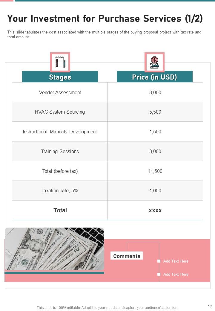 Purchase Proposal Template Example Document Report Doc Pdf Ppt