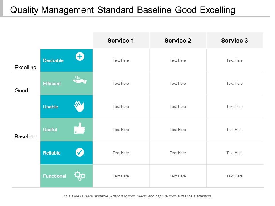 Quality_Management_Standard_Baseline_Good_Excelling_Ppt_PowerPoint_Presentation_Professional_Demonstration_Slide_1.jpg