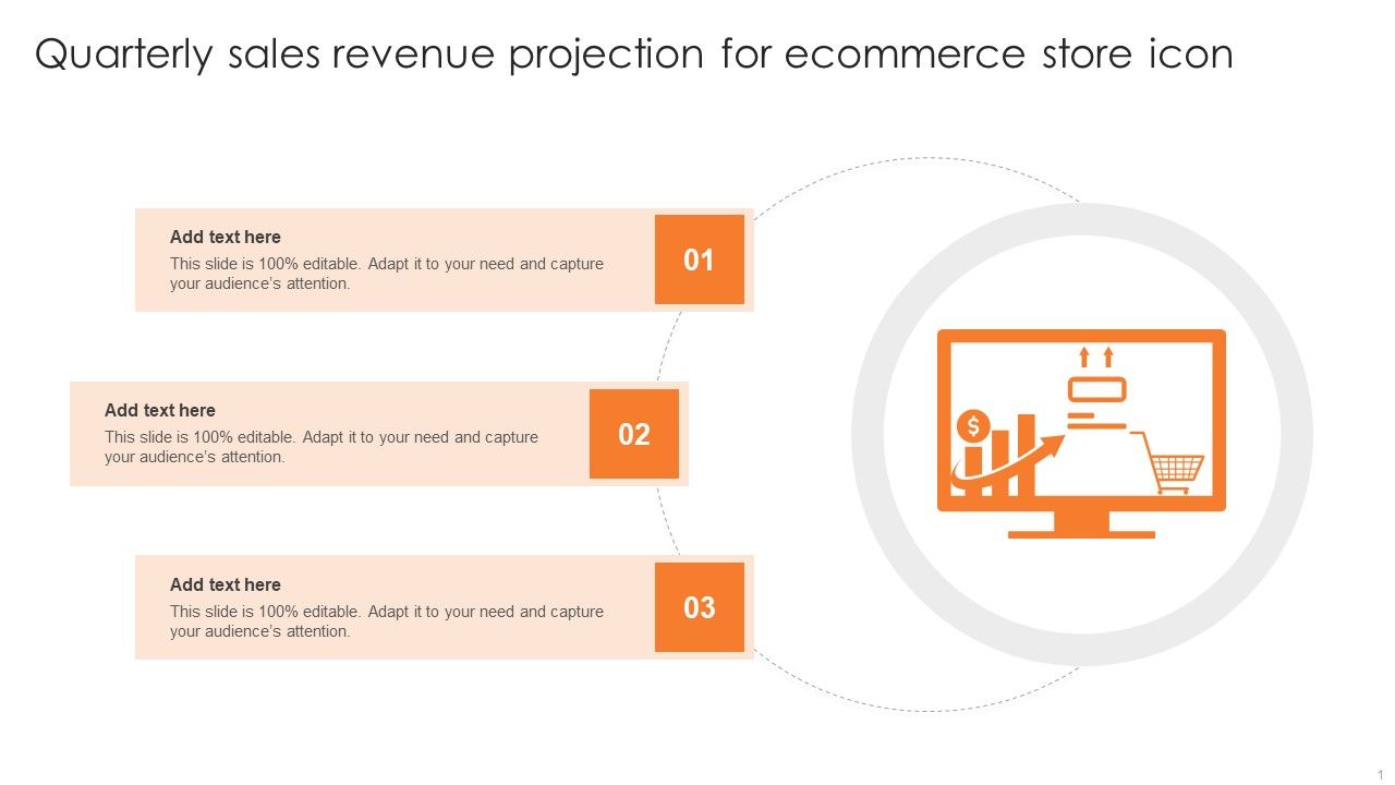 Quarterly_Sales_Revenue_Projection_For_Ecommerce_Store_Icon_Professional_PDF_Slide_1.jpg