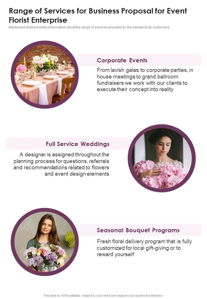Range_Of_Services_For_Business_Proposal_For_Event_Florist_Enterprise_One_Pager_Sample_Example_Document_Slide_1.jpg