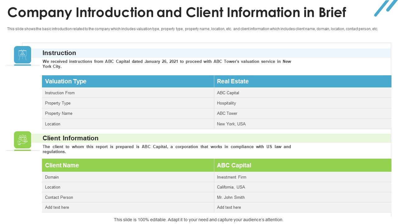 Real_Estate_Valuation_Approaches_For_Property_Shareholders_Company_Introduction_And_Client_Information_In_Brief_Diagrams_PDF_Slide_1.jpg