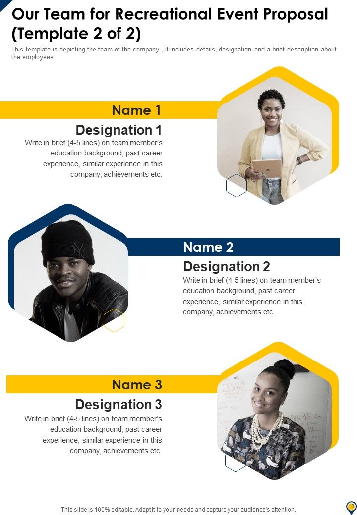 Recreational Event Proposal Example Document Report Doc Pdf Ppt