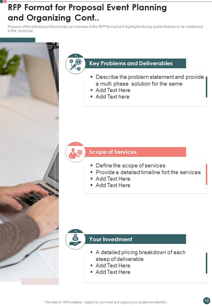 Request For Proposal Event Planning And Organizing Example Document Report Doc Pdf Ppt