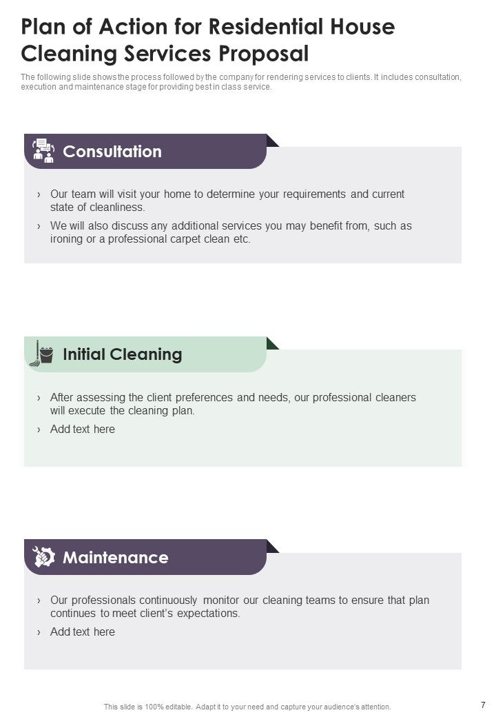 Residential House Cleaning Services Proposal Example Document Report Doc Pdf Ppt