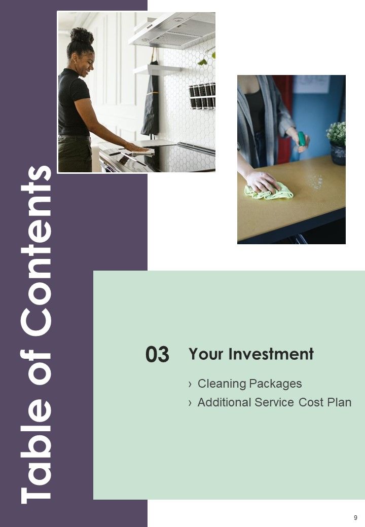 Residential House Cleaning Services Proposal Example Document Report Doc Pdf Ppt
