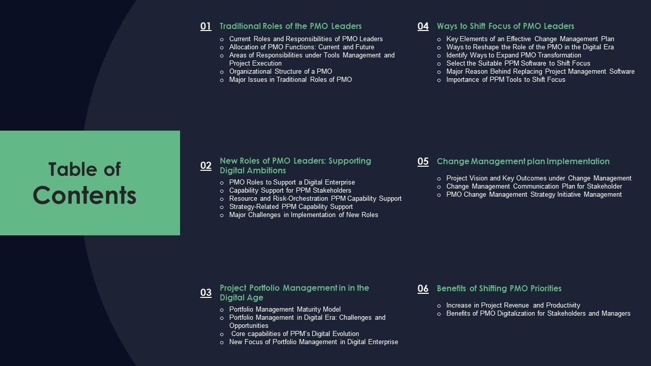 Responsibilities_Project_Management_Office_Implementing_Digitalization_Plan_Table_Of_Contents_Rules_PDF_Slide_1.jpg