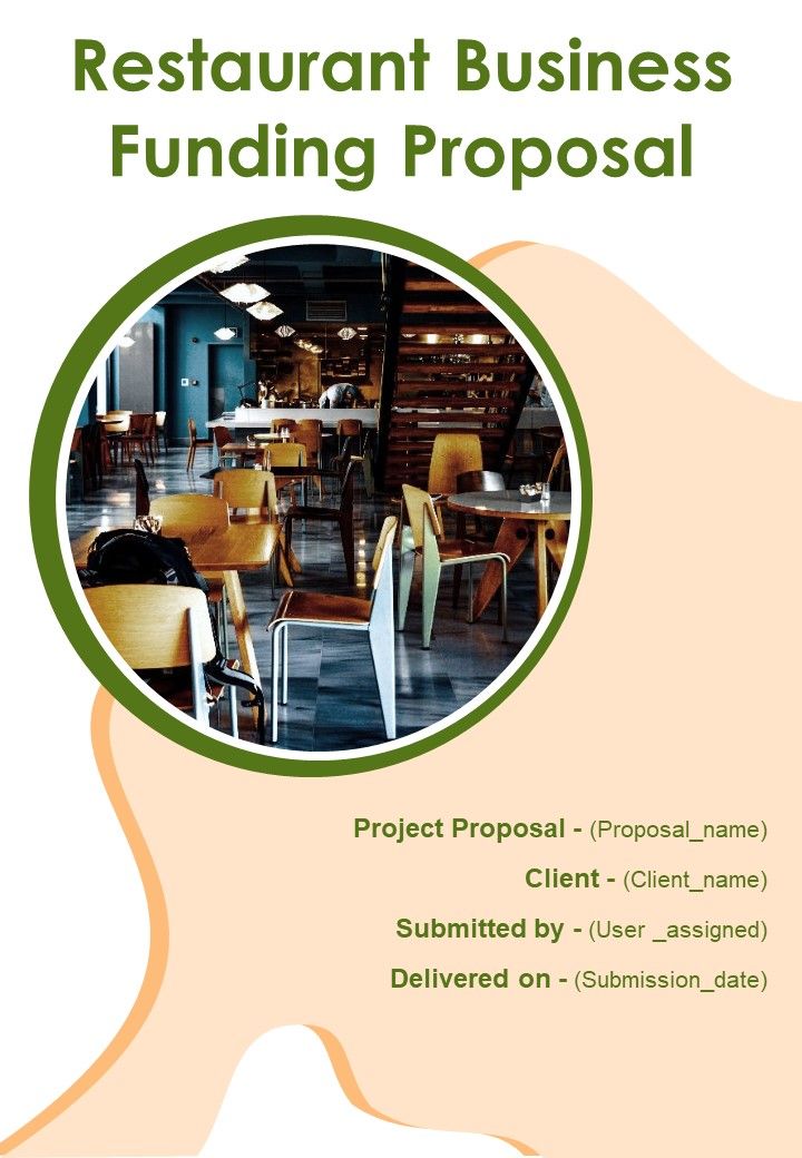 Restaurant Business Funding Proposal Example Document Report Doc Pdf Ppt Slide01