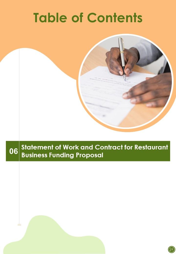 Restaurant Business Funding Proposal Example Document Report Doc Pdf Ppt