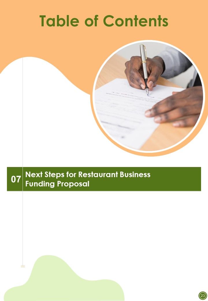 Restaurant Business Funding Proposal Example Document Report Doc Pdf Ppt
