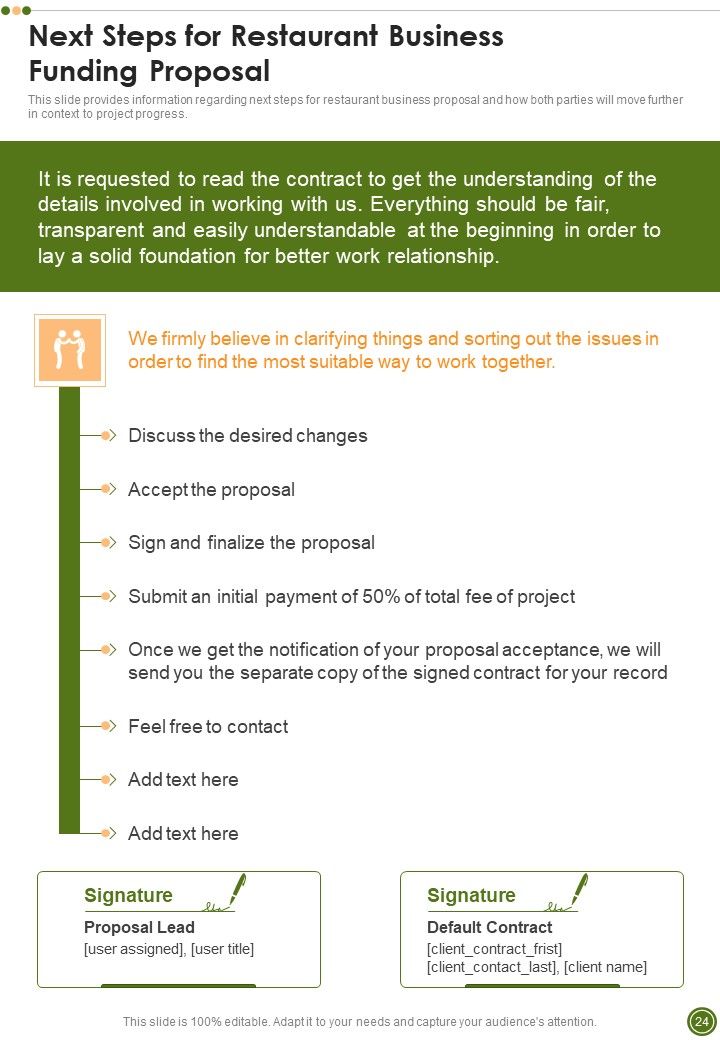 Restaurant Business Funding Proposal Example Document Report Doc Pdf Ppt
