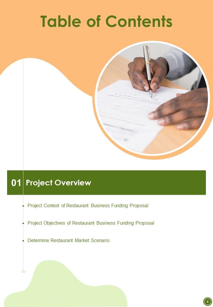 Restaurant Business Funding Proposal Example Document Report Doc Pdf Ppt