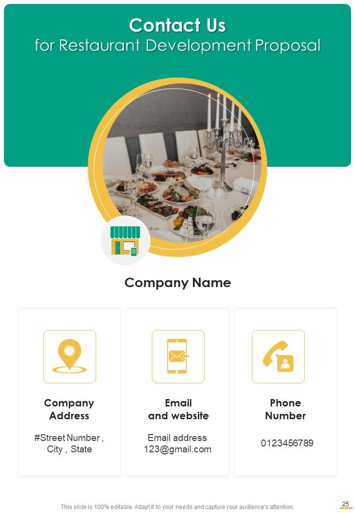 Restaurant Development Proposal Example Document Report Doc Pdf Ppt