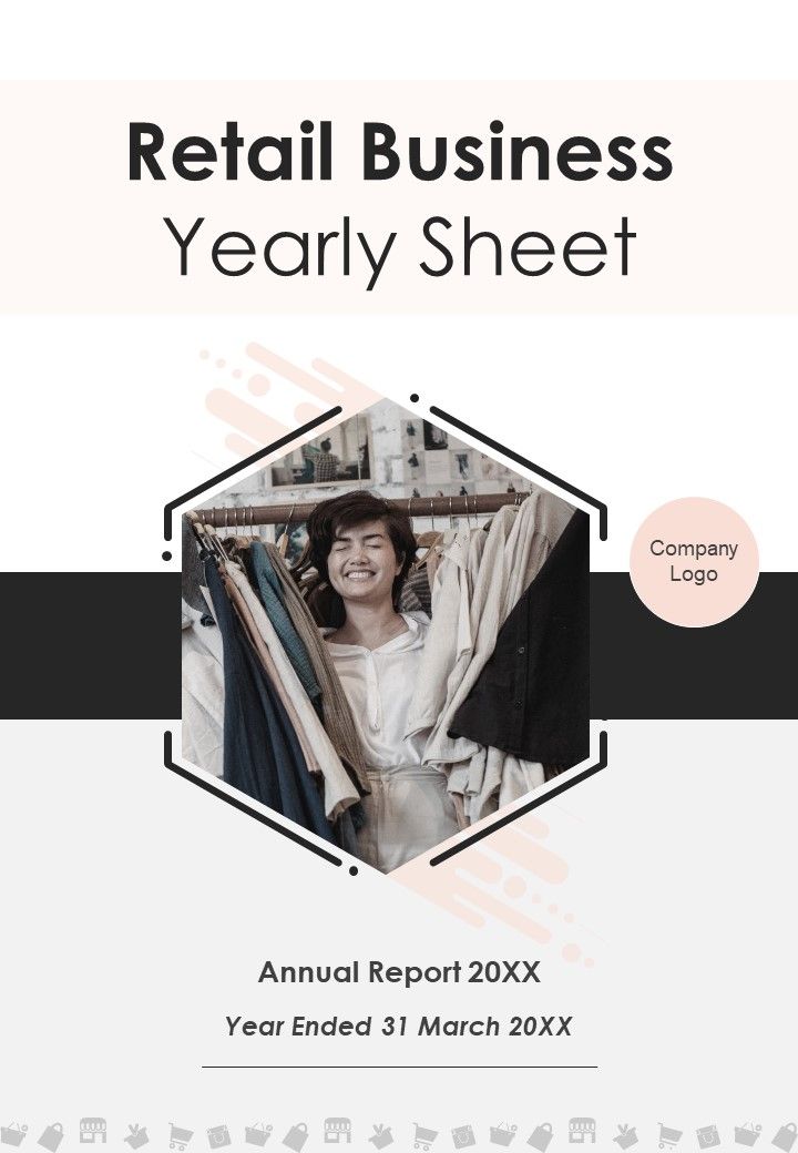 Retail Business Yearly Sheet One Pager Documents Slide01